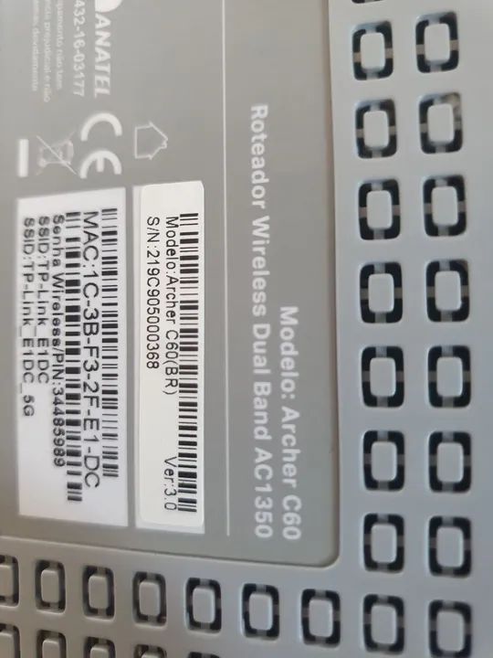 Roteador TP LINK AC 1350 ARCHER C60 Wireless dualband - Foto 4