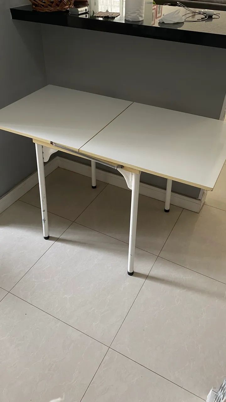 Mesa de jantar quadrada ou retangular para cozinha