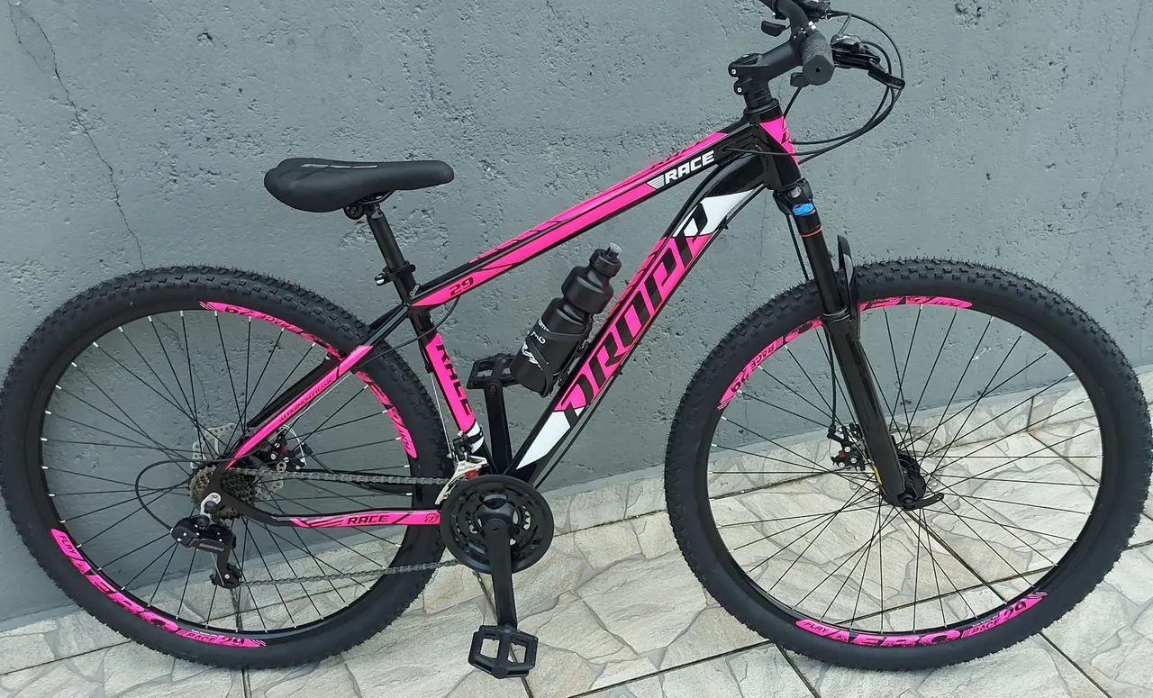 Bicicleta Aro 29 Nova Dropp Race Shimano Aluminio em 10x iguais