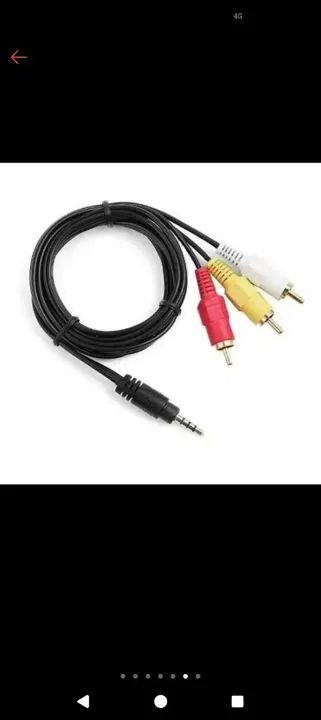 Cabo 3 RCA para P2 TV Box - Ideal para seu aparelho! - Foto 2