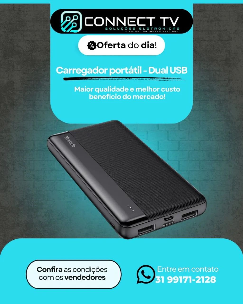 Carregador portatil 
