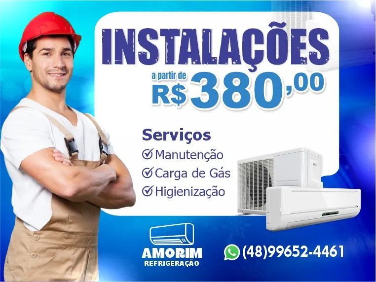 Promoção de instalação AR CONDICIONADO