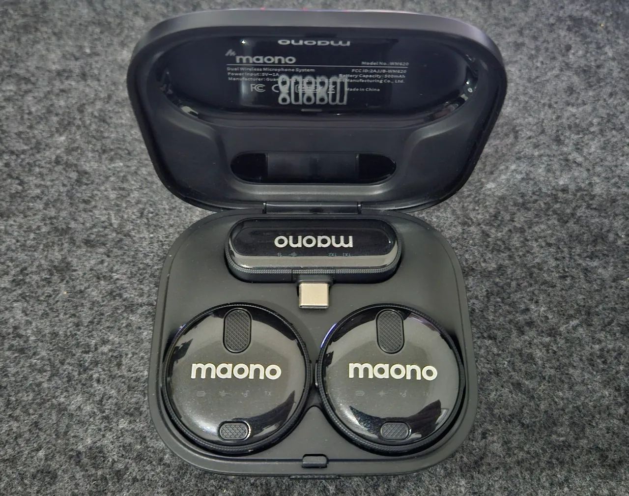 Microfone Lapela Sem fio Maono WM620