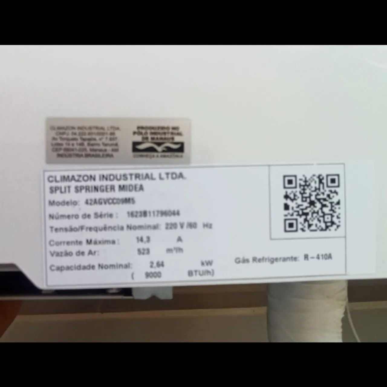 Ar Condicionado Split Inverter com Wi-Fi Springer Midea 9000 BTUs - Foto 4