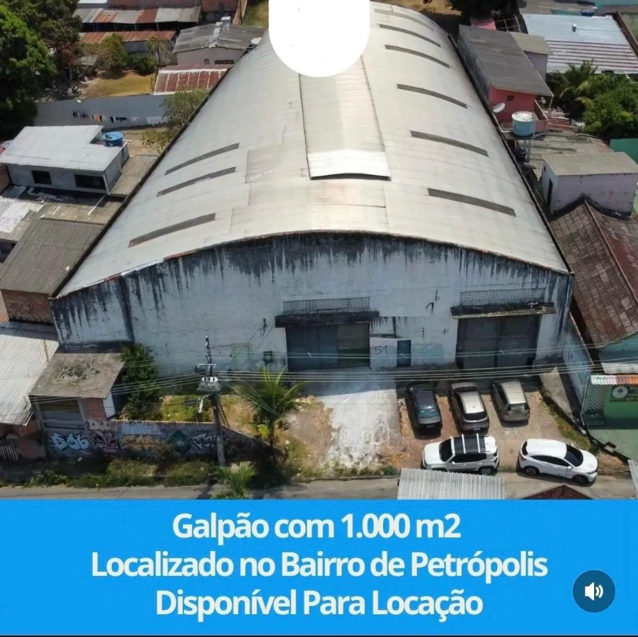 GALPÃO 1.150 m2 - PETRÓPOLIS -Excelente Oportunidade !