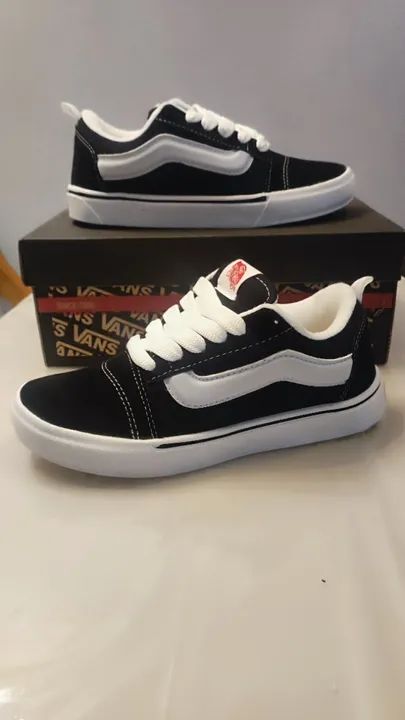 Tênis Vans Knu Preto/branco - Foto 4