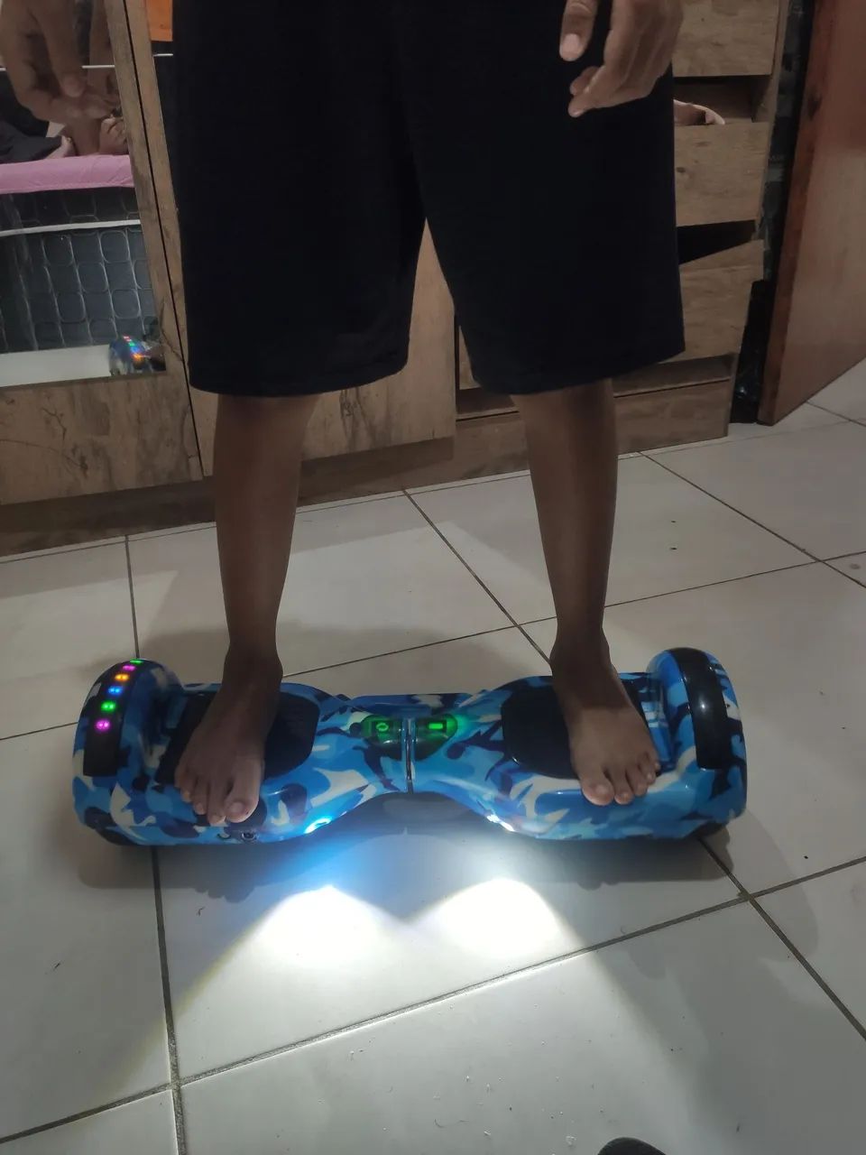 Hoverboard camuflado