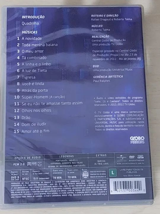 Dvd Especial - Ivete - Gil - Caetano - Foto 3