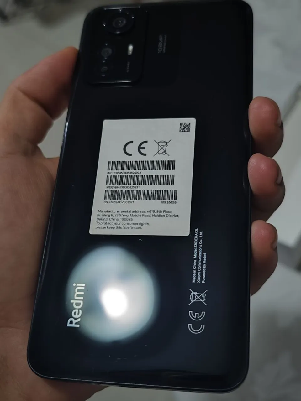 Xiaomi redmi note 12s 256gb 8gb ram pouco usado