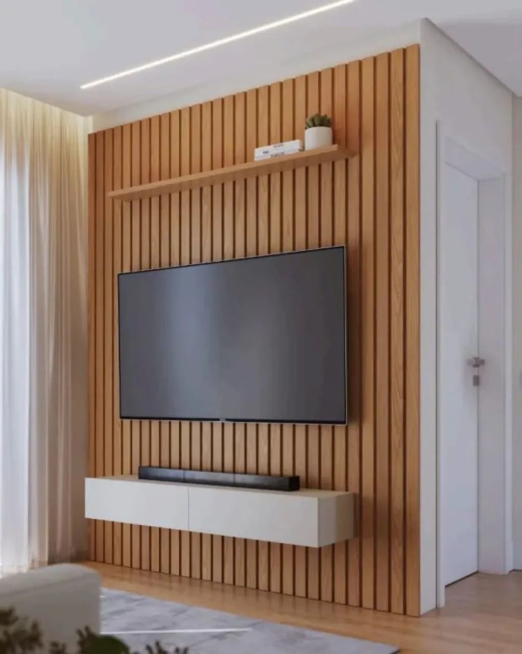 Painel ripado
