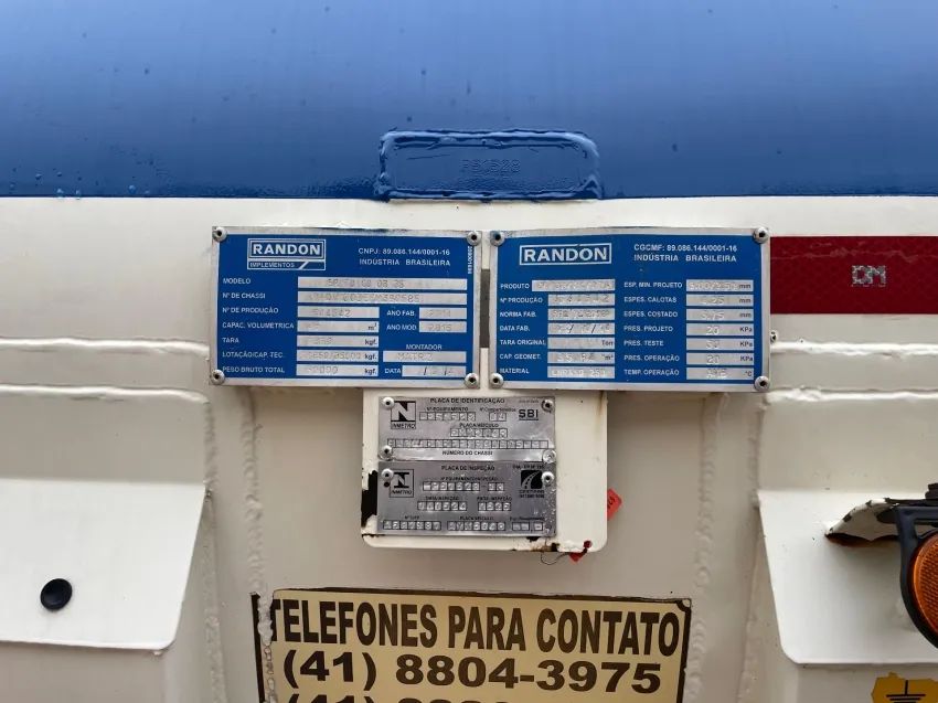 CARRETA TANQUE RANDON VANDERLEIA 35 MIL LITROS ANO 2015 - Foto 9