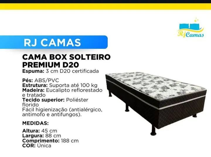 Cama Box Solteiro D20 (Entrego Amanhã!) - Foto 2