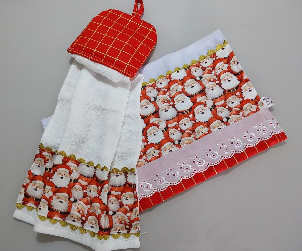 KIT: 1 BATE MÃO COM 1 PANO DE PRATO