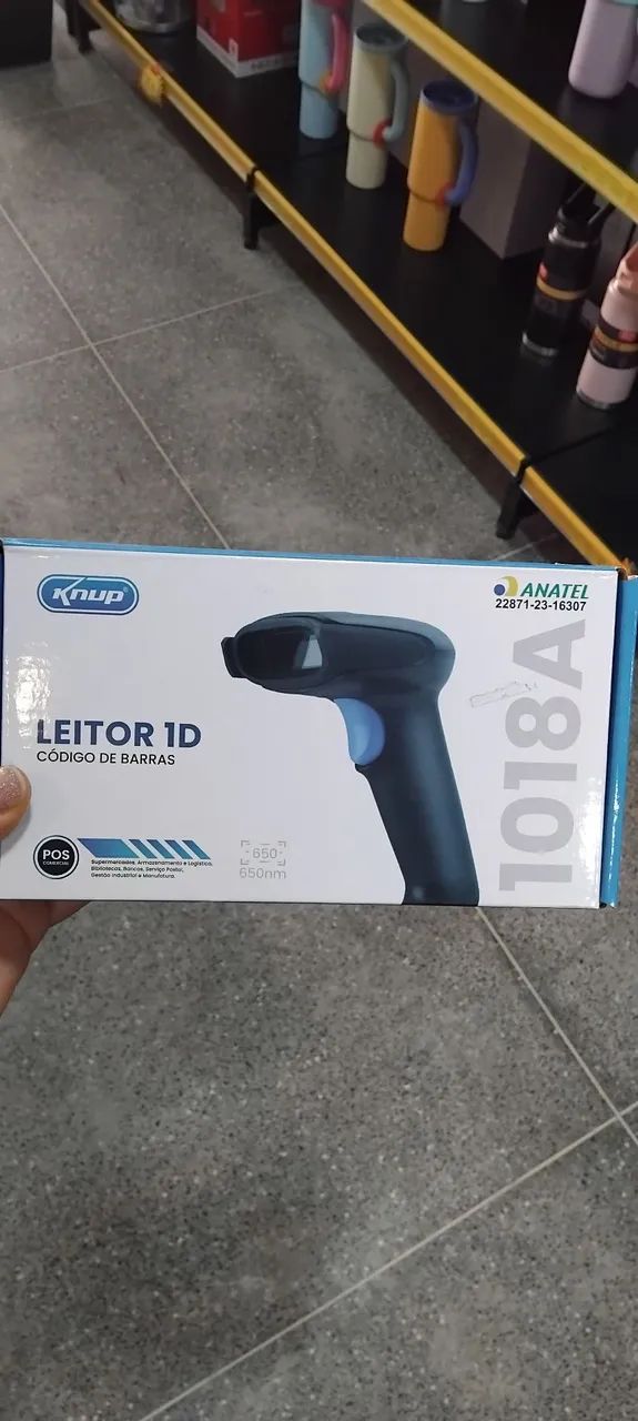 Leitor de código de barras sem fio