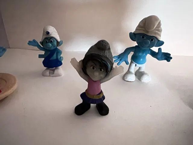 Lote com bonequinhos Smurfs - Foto 2