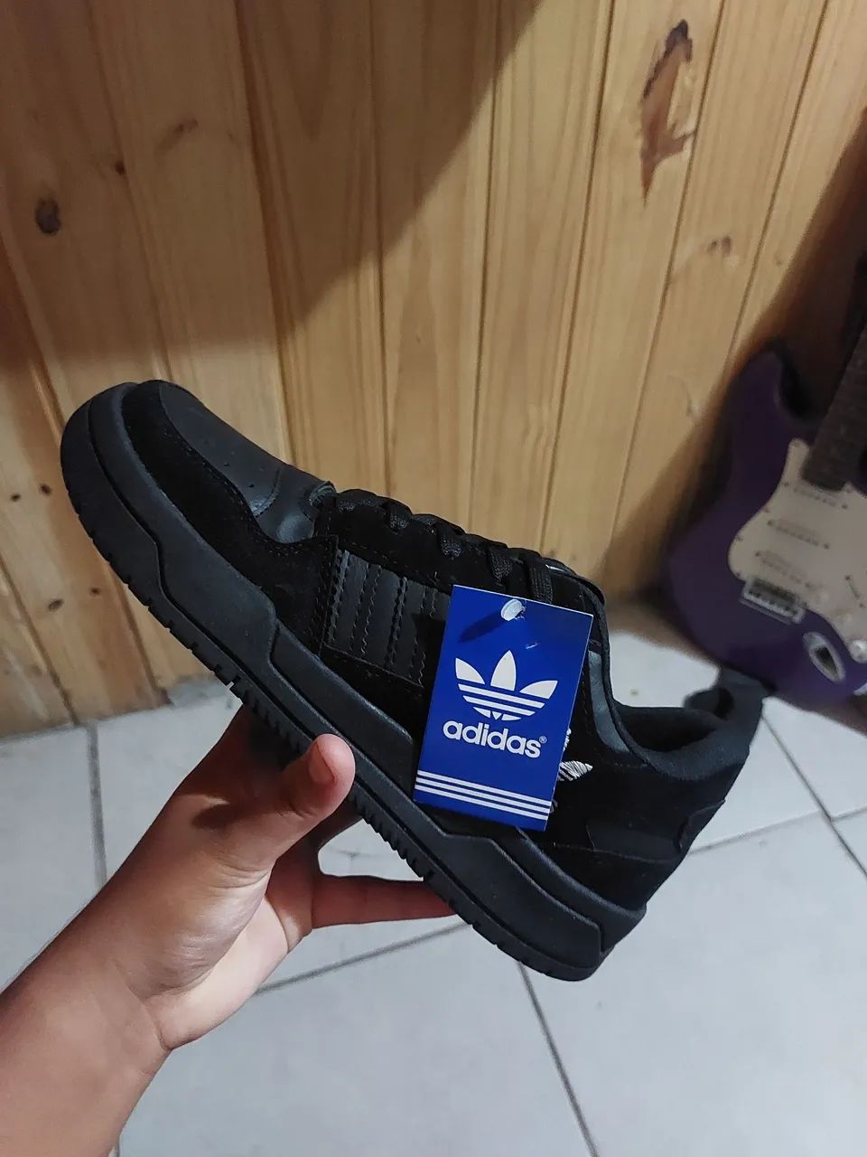 Tênis Masculino Preto adidas - Foto 4