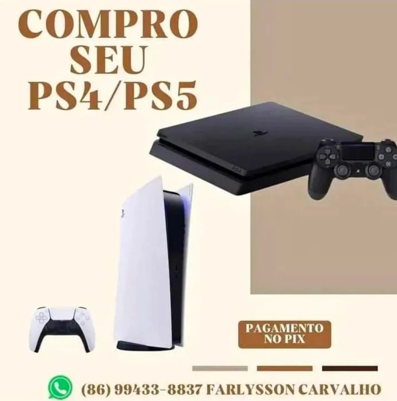PS4/ PS5 - Consoles de Vídeo Game - Fátima, Teresina 1451845895 | OLX