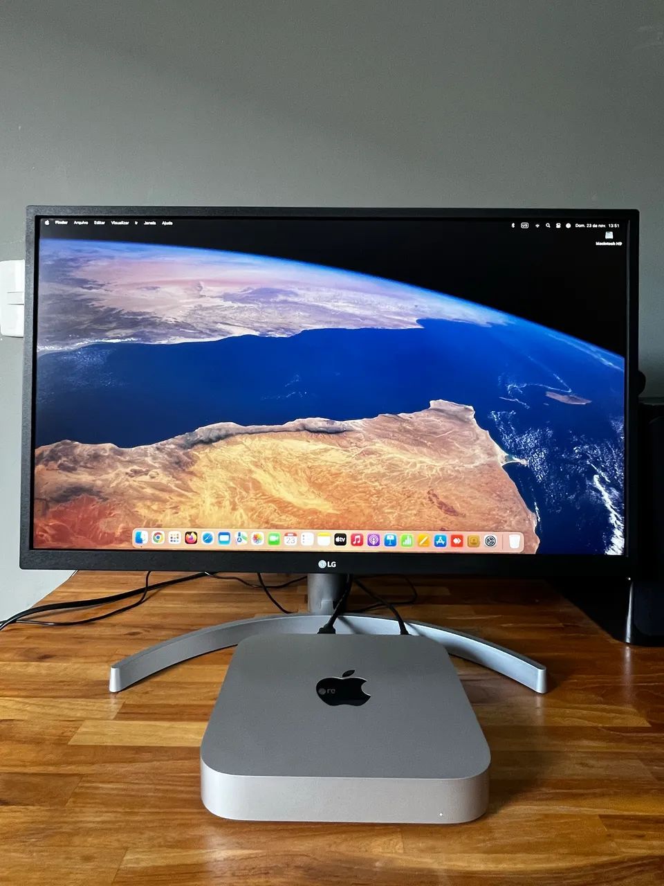 Mini Mac M1 + Monitor LG 4k 27 polegadas  - Foto 5