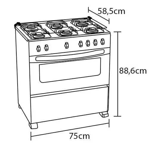Fogão 5 Bocas Inox Mônaco Plus - NOVO, DE FÁBRICA! - Foto 2