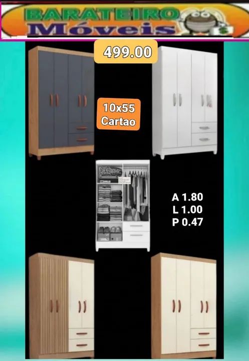 Guarda roupa solteiro 