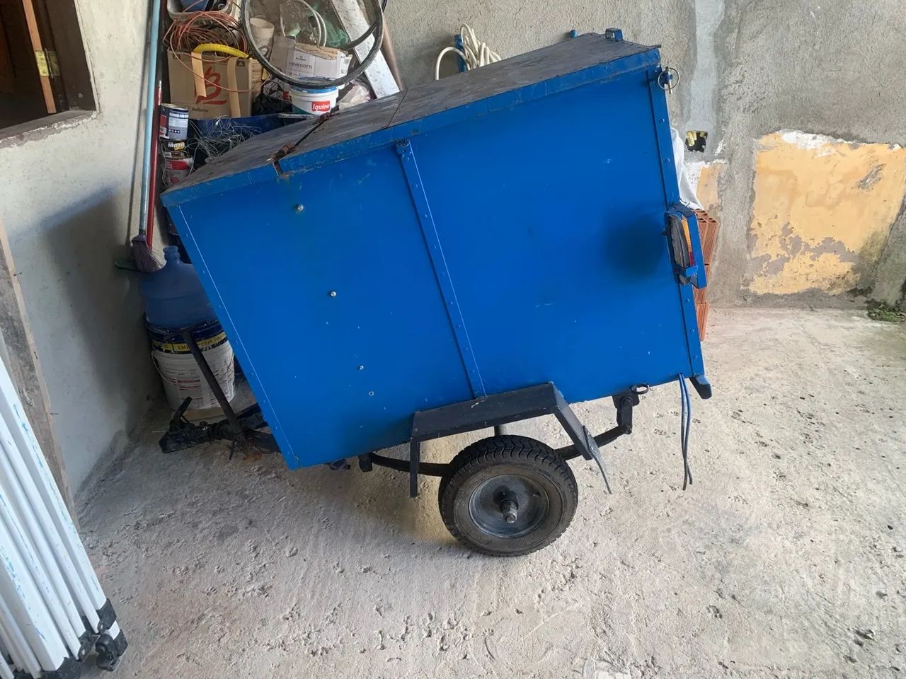 Carrocinha baú com engate para moto - Foto 2