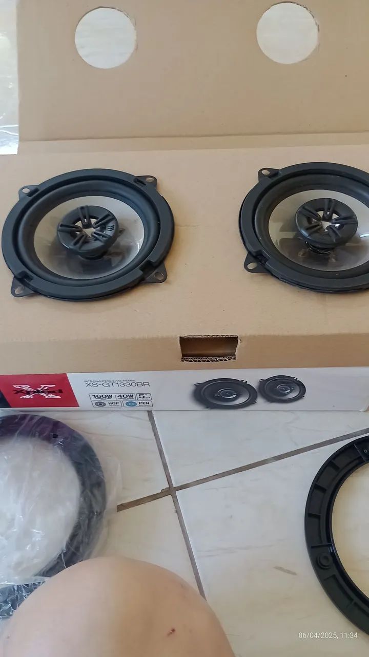 Kit de Alto-Falantes para Som Automotivo - Novo! - Foto 3