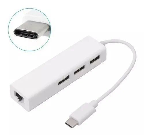 Adaptador Tipo-C 3.1 / Hub 3 Portas Usb + Rj45 Gigabit It-blue Le-5575 - Foto 4