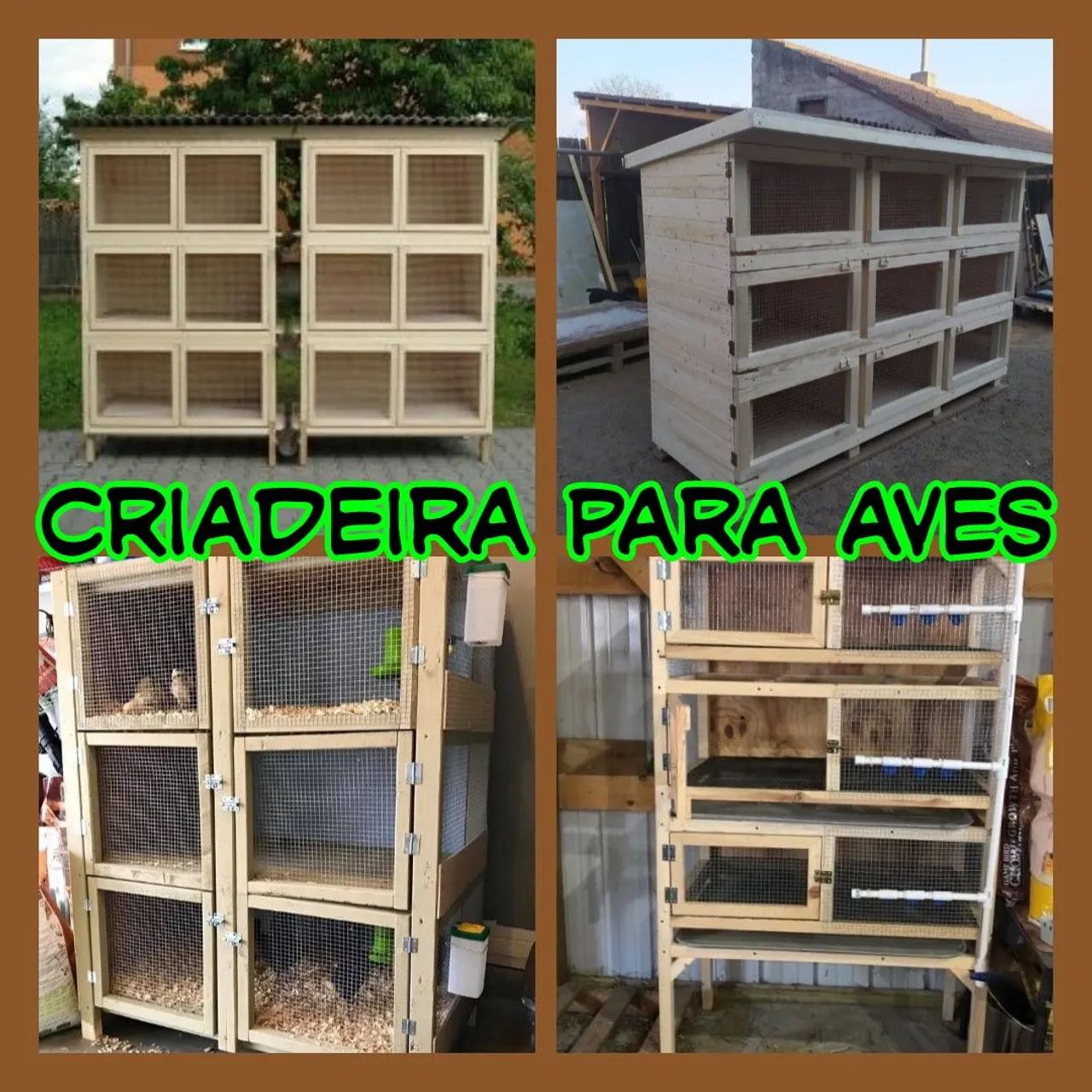 Criadeira para Aves - Vários modelos e tamanhos