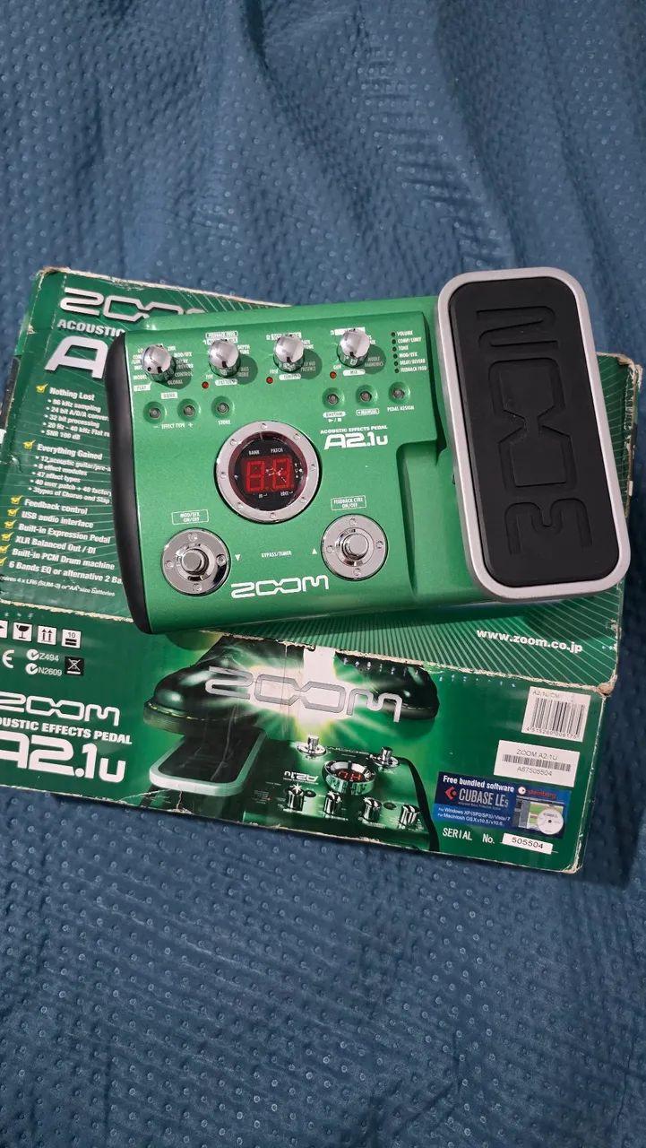 Zoom A2.1u - Pedaleira de Violão nova na caixa. Raridade