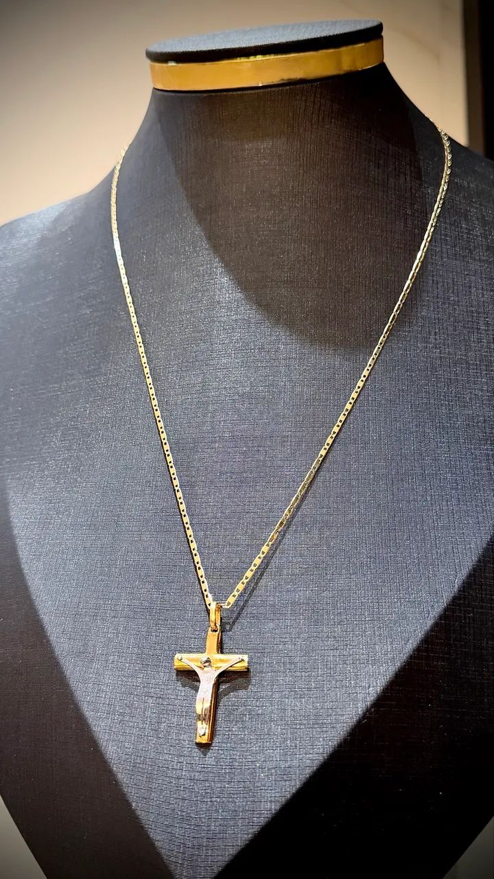 Conjunto italiano em Ouro 18K 750 em Promoção! - Foto 4