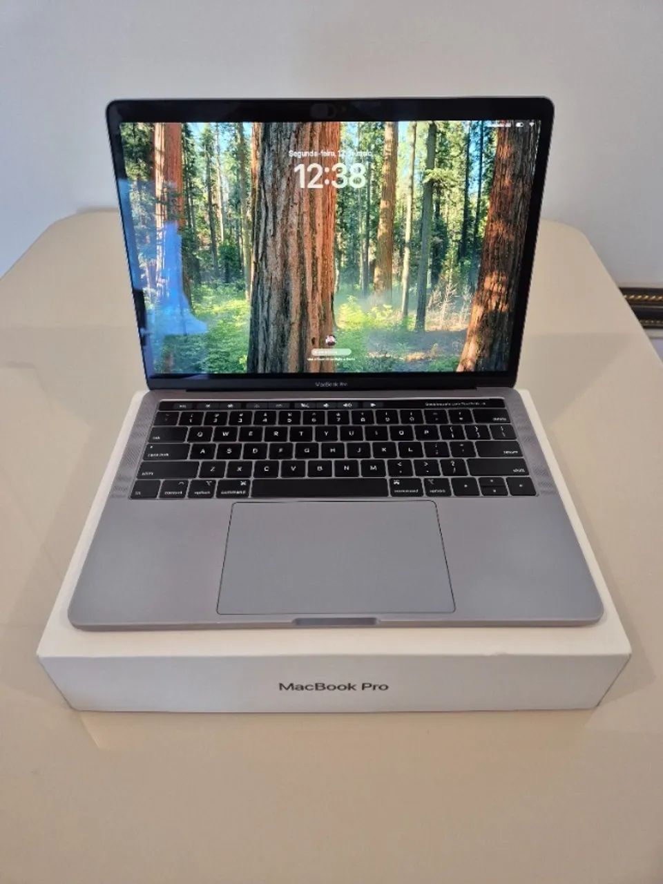 MacBook Pro 13,3 pol i7 Cinza Espacial Touch Bar modelo A1989 2019 16 GB + 1 TB SSD