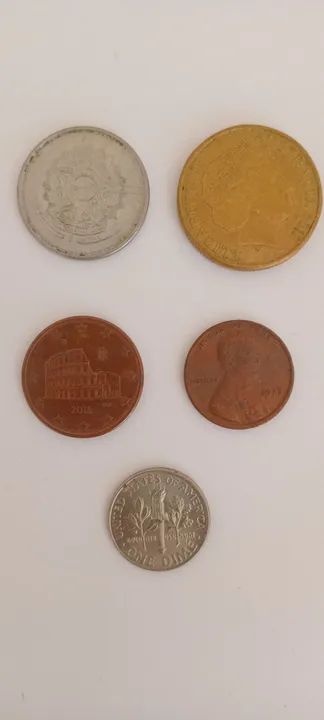 Moedas antigas - Coleção - Foto 2