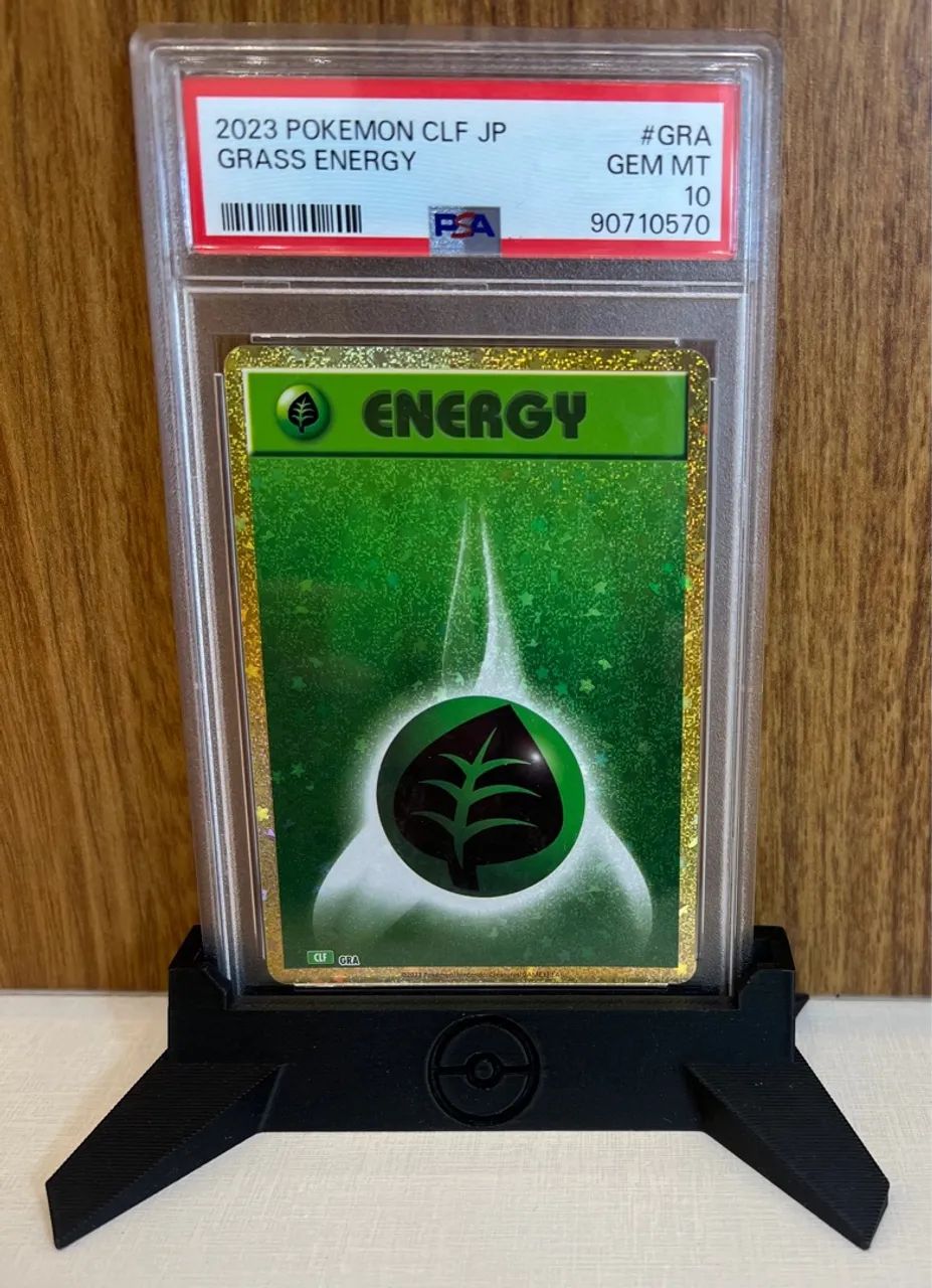 Carta Pokémon Grass Energy - PSA 10 Gem Mint