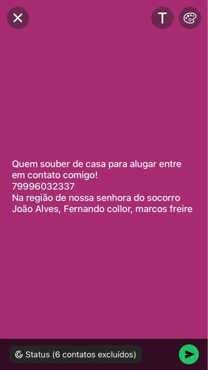 Alugo casa