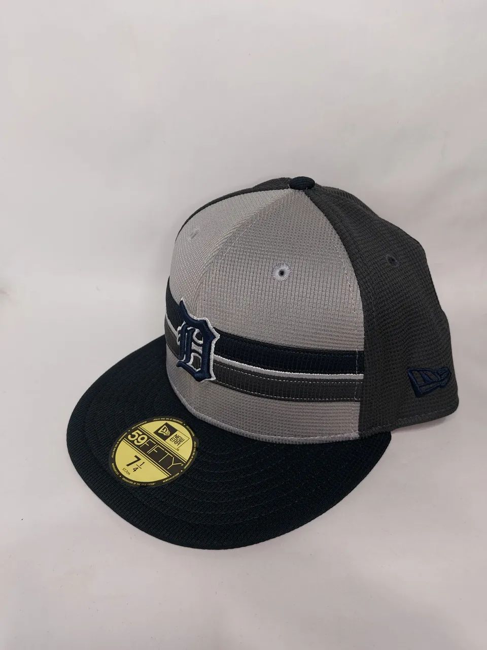 Boné Detroit tigers cinza - New era - 59fifty - Aba reta - baseball - Mlb - Foto 2