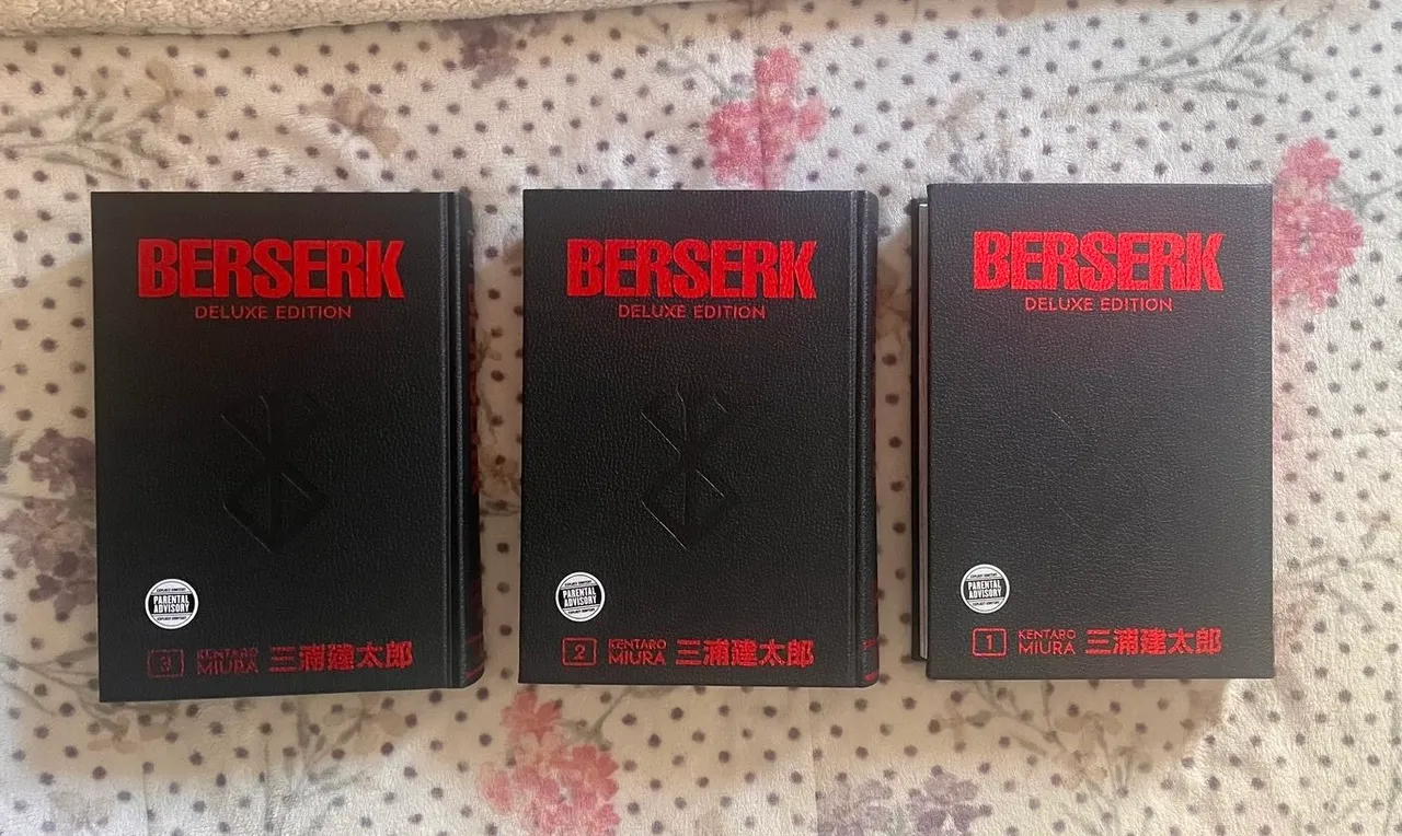 Berserk Deluxe (Darkhorse) - Volumes 1, 2 e 3 (Novos)