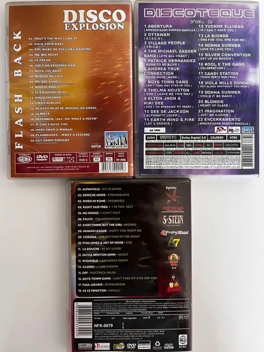 DVDs de Música  Disco - Flash Back, Discotheque e OxyDance 20 Anos - Foto 2