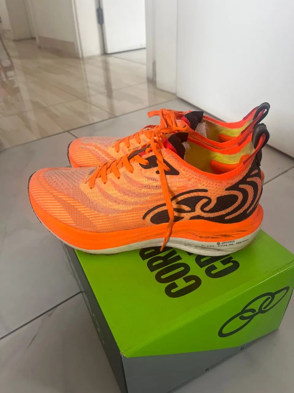 Olympikus Grafeno 2 Tênis de corrida laranja