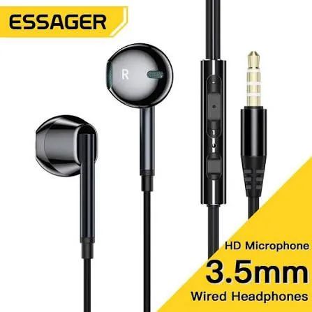 Fone de ouvido Essager 3.5mm com Microfone HD