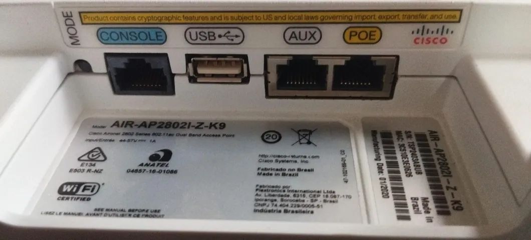 Access Point Cisco 2802i AIR-AP2802I-Z-K9 - Foto 2