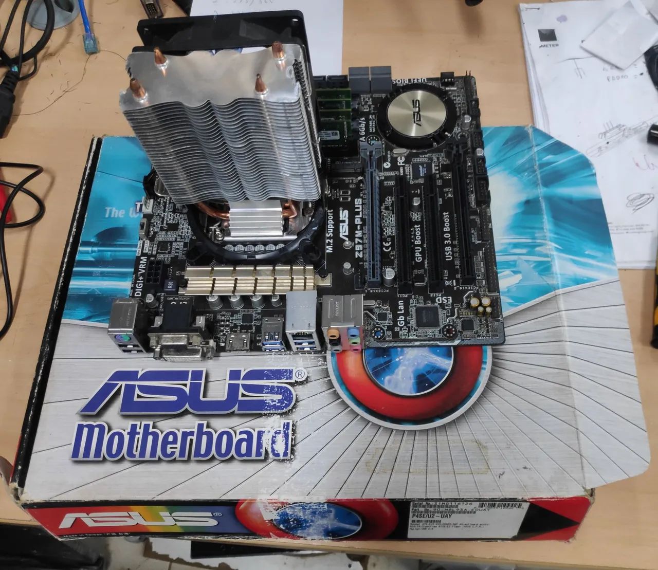 kit Gamer Intel Core i3 4150, placa mãe Asus Z97M-plus, 14 GB RAM Ddr3  - Foto 4