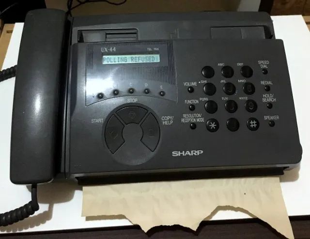 Fax Telefone Telefax Sharp Ux 44 Funcionando Perfeitamente
