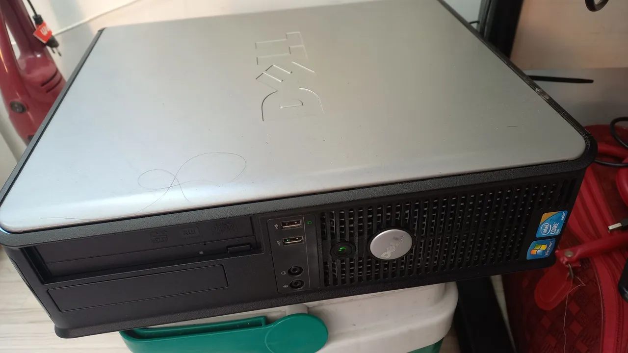 Computador Desktop Dell core 2 duo completo com impressora
