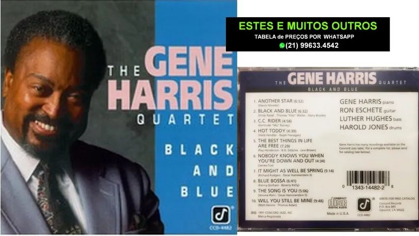5 Cds do pianista Gene Harris -  impoprtados. - Foto 2