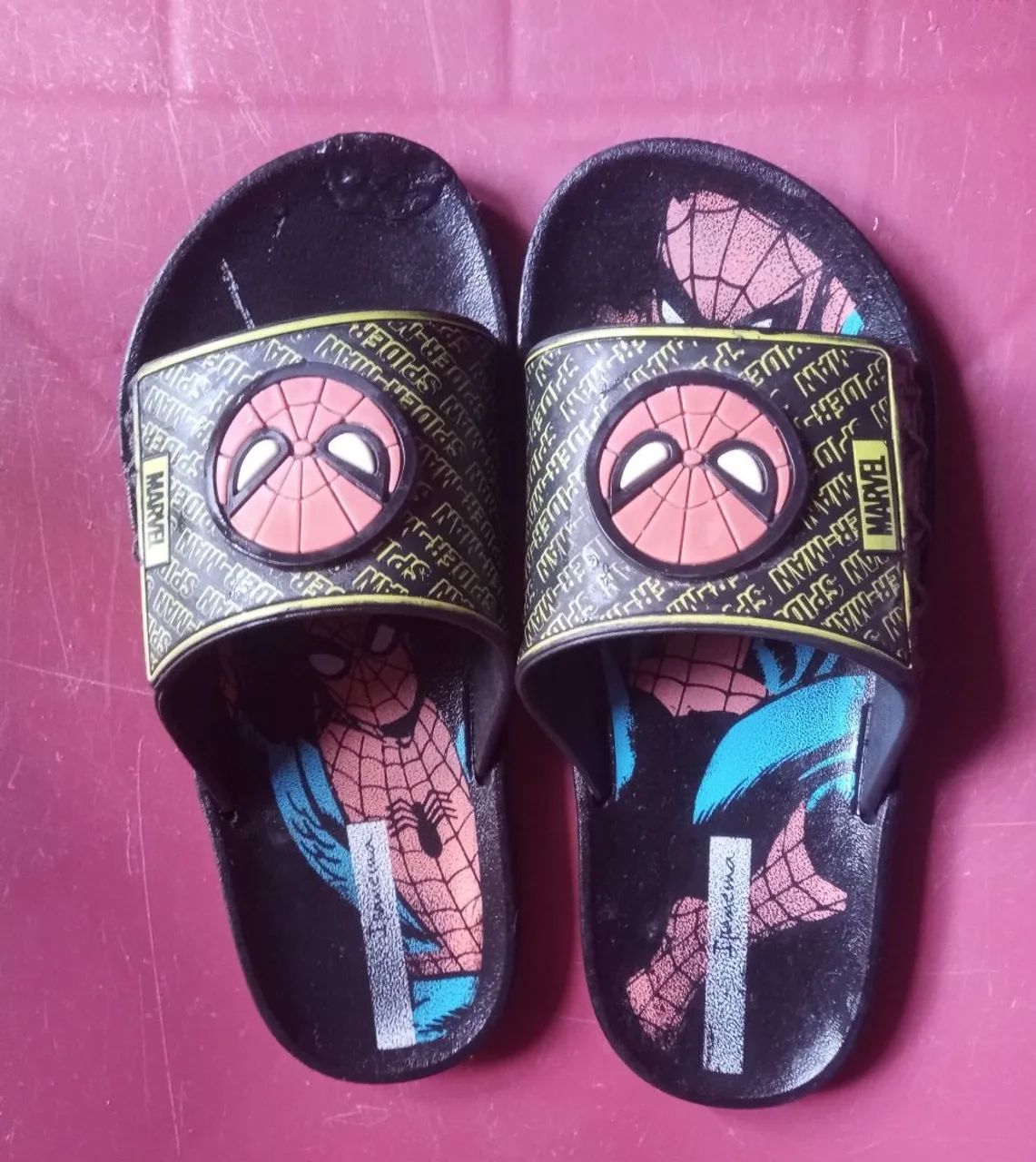 Chinelo Infantil Homem Aranha para Meninos - Foto 2