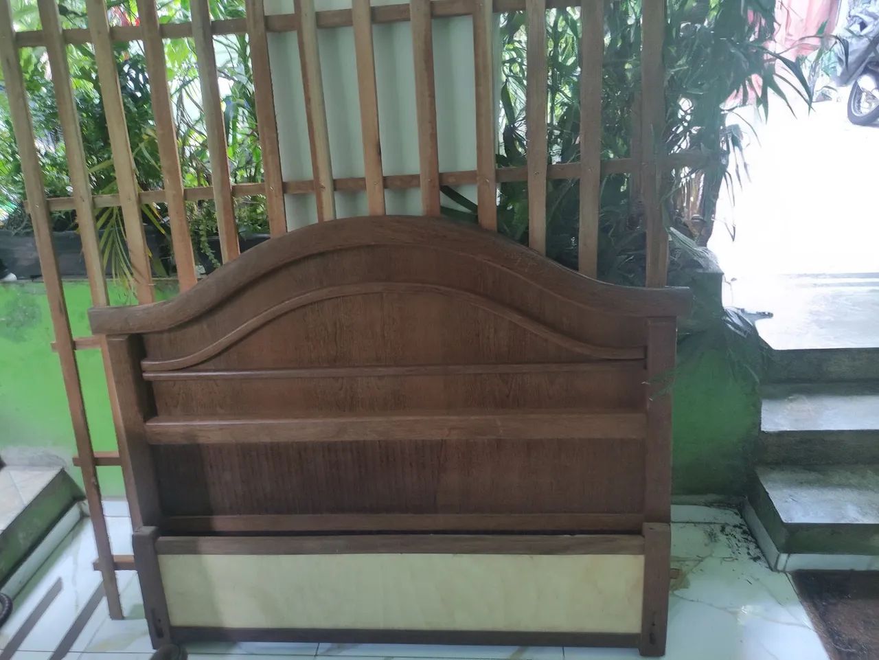 Cama Casal com colchão casal  até 250 kg - Foto 4