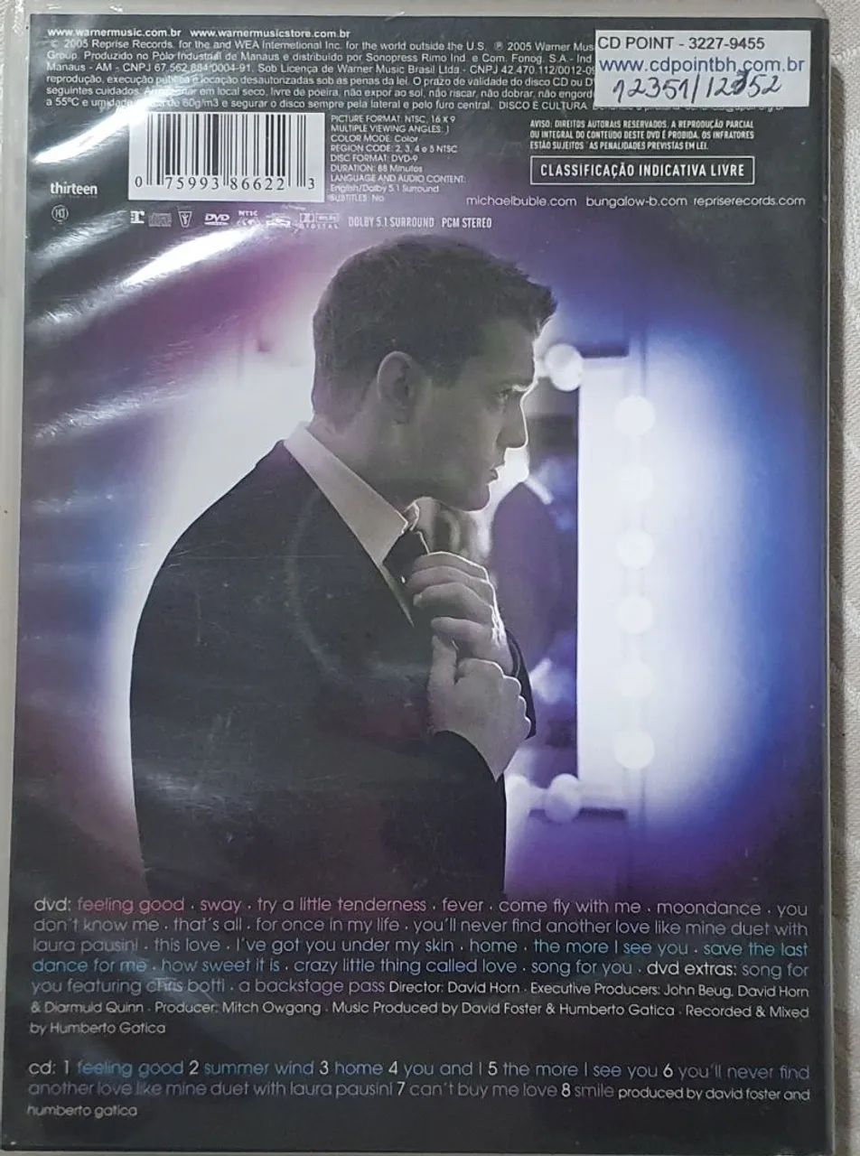 Dvd Michael Buble - caught in the act - Foto 2