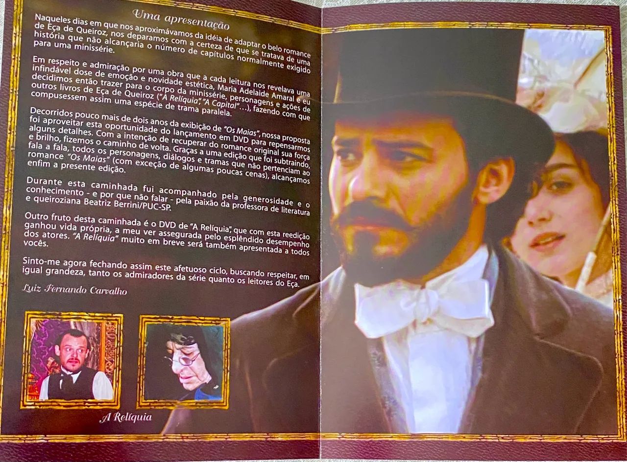 Box com 4 DVDs: Os Maias (Com Fábio Assunção, Ana Paula Arósio, Walmor Chagas) Com Luva - Foto 3