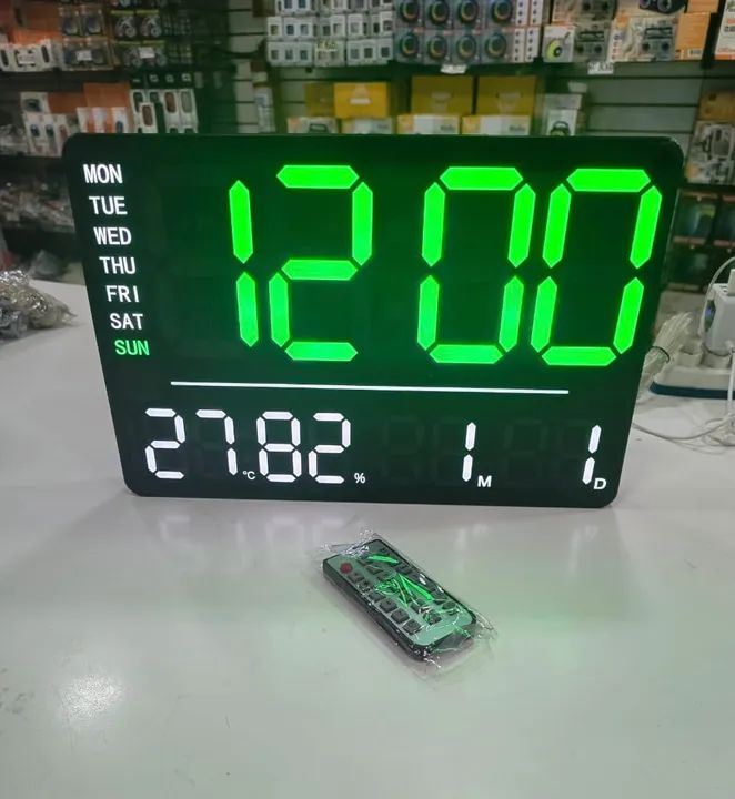 Relógio Digital LED Grande para Loja - Promoção!