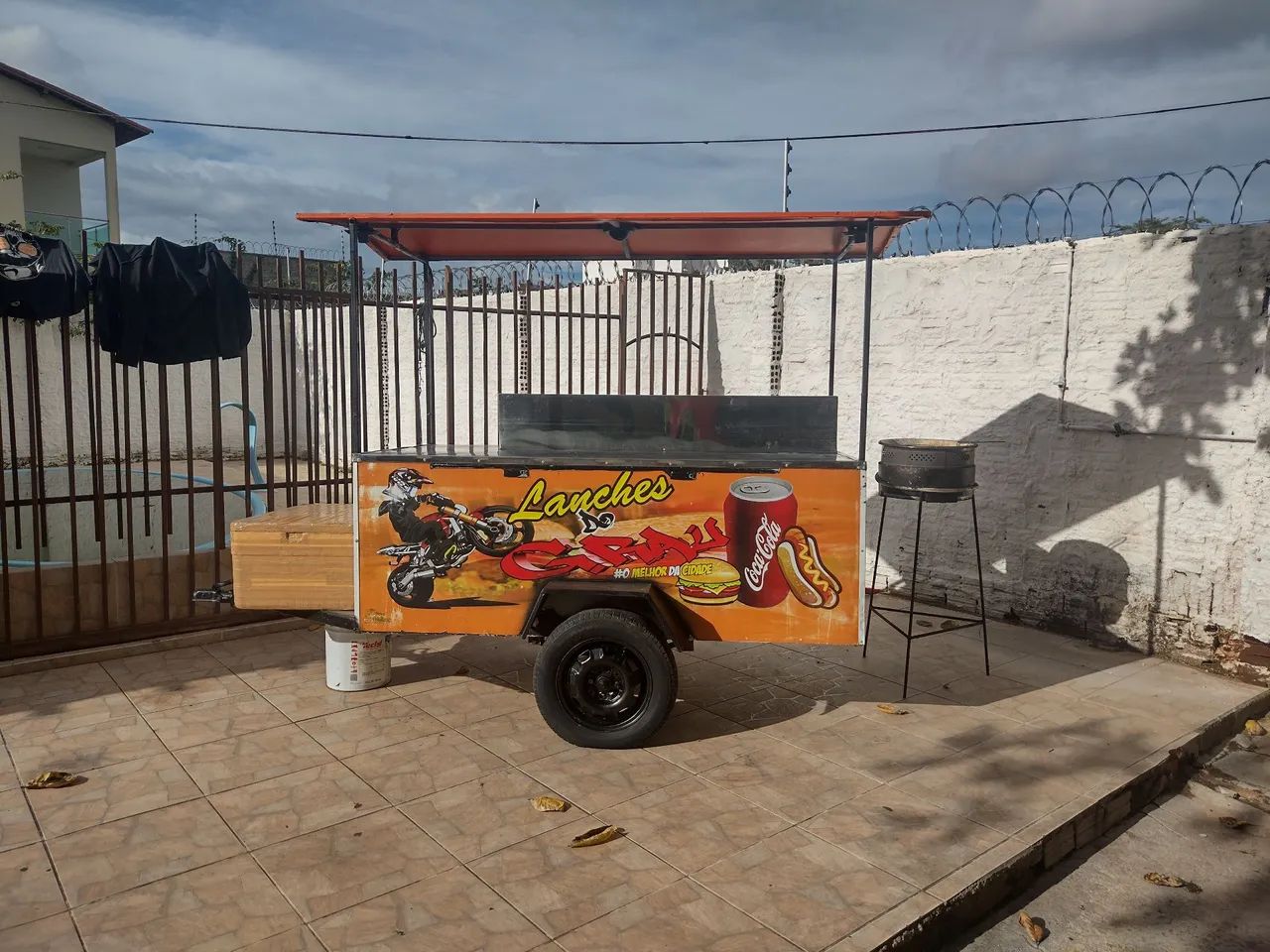 Carrinho de lanche completo  - Foto 3